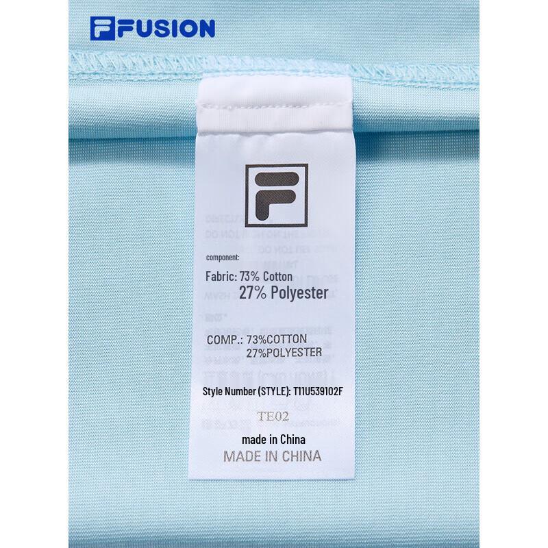 FILA FUSION Cooling Quick-Dry Couples Knit Short Sleeve T-Shirt