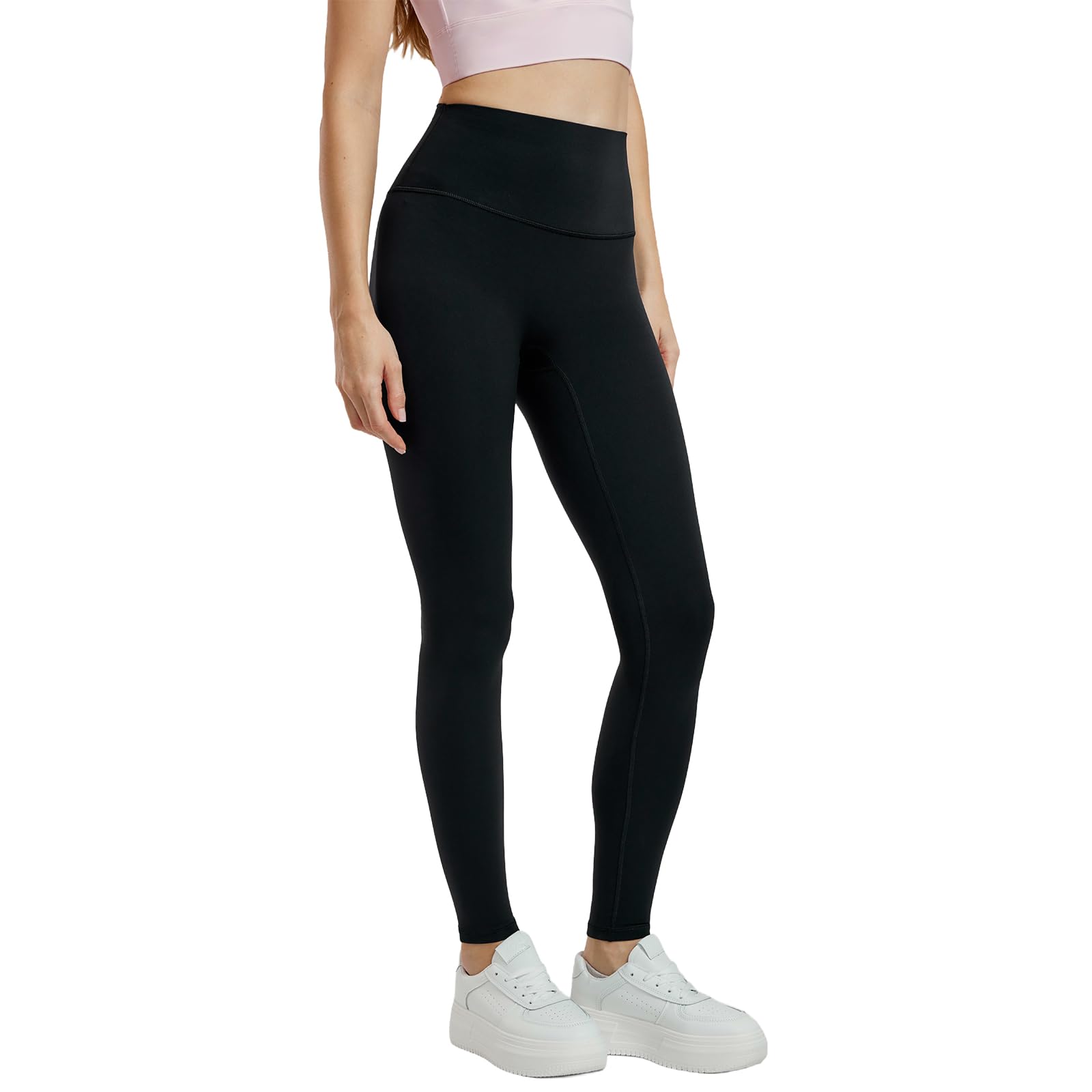 

MORGEN SKY Брюки для йоги с леггинсами для пилатеса для зала и зимы RCK120 Женские с флисовой подкладкой, карманами, для фитнеса, джоггеры, для тренировок, тепло, (JP, Алфавит, чёрный