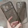 Soft Silicone TPU Transparent Case for iPhone 17 Air 16 15 14 13 12 Pro Max Plus 16E 17Pro Shockproof Frame Original Phone Cover