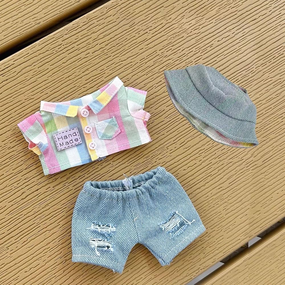 HXLGR Doll Fashion Set for 15-17cm Dolls with Clothing and Accessories Purple