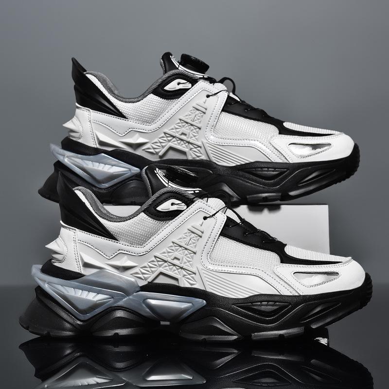 New ModelCouple Sports Shoes Dad Mecha Tide Shoes Luminous Casual Running Shoes Comfortable And Lightweight Casual Versatile