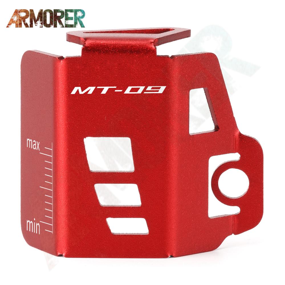 Motorcycle Accessories For YAMAHA MT09 MT 09 MT-09 FZ09 FZ 09  Rear Brake Fluid Reservoir Guard Cover Protector 2015 -