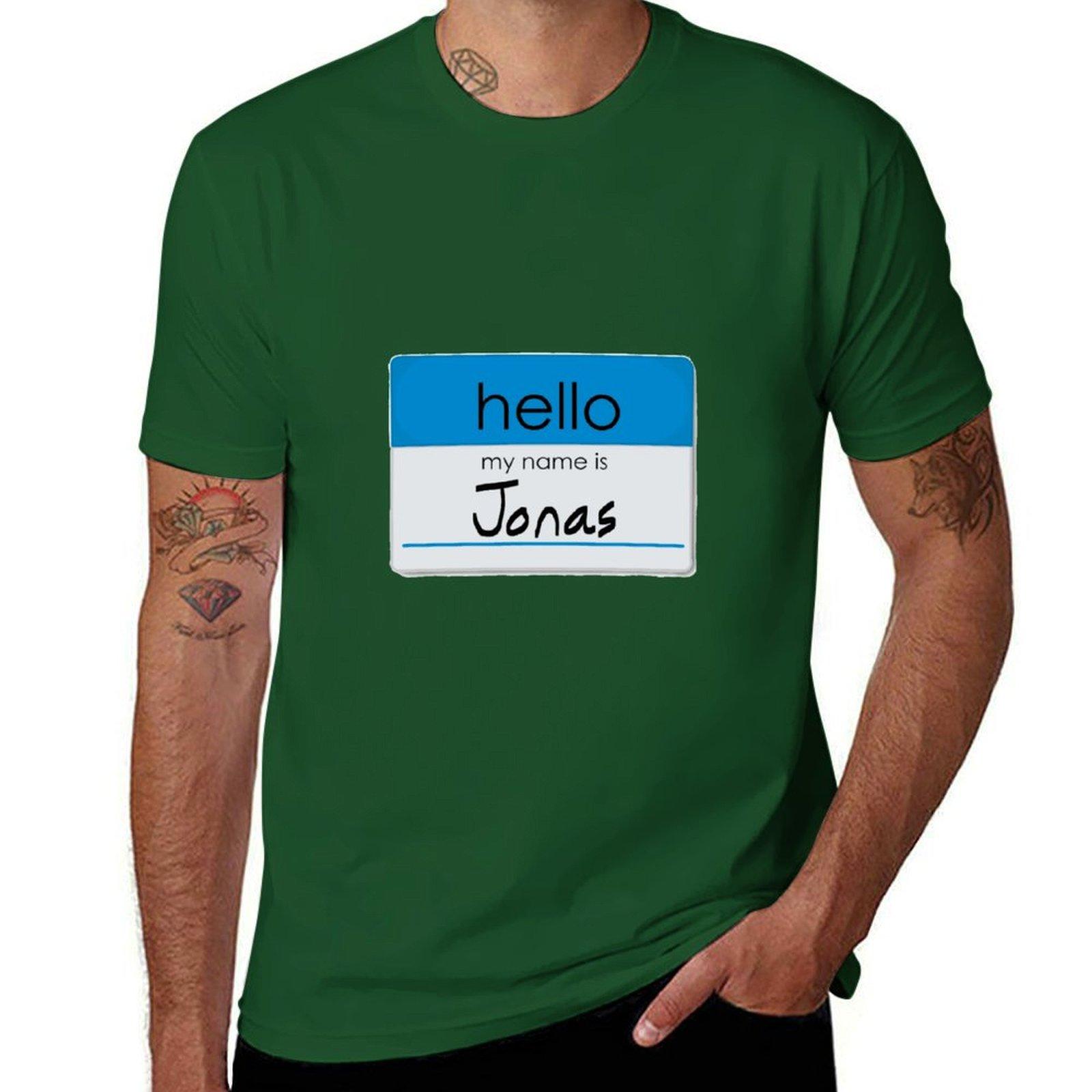 

weezer my name is Jonas T-Shirt kawaii clothes anime clothes plus sizes t shirt for men 4XL