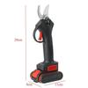 42V Cordless Sharp- Blade Cutter Garden Scissors Black Rechargeable Electric Pruning Shears Pruner Trimmer with 1500mAh Li-on Battery
