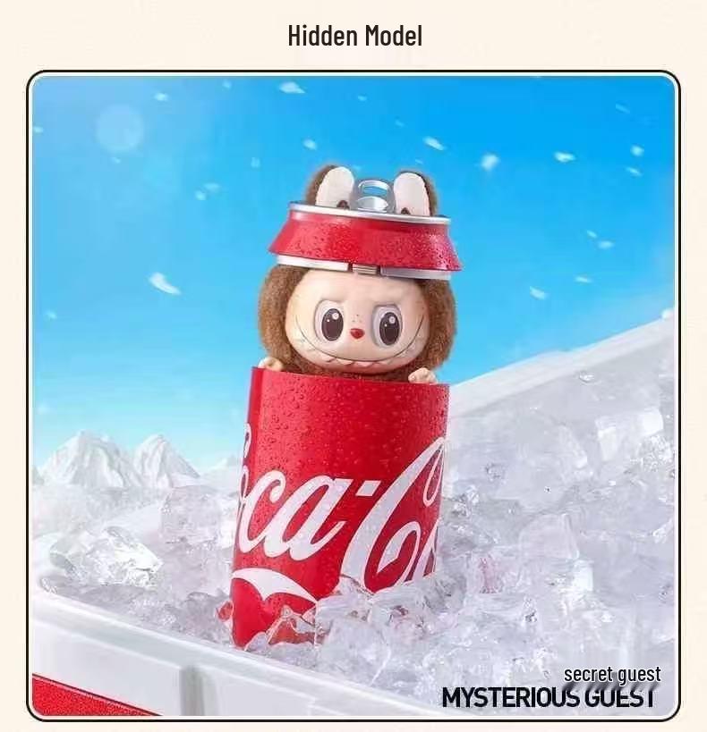 Cola Labubu 3rd Gen Heartbeat Macaron Series Enamel Blind Box Plush Toy Figure