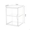Klare Acryl Vitrine Regale für Figuren, Staubdichte Aufbewahrungsbox mit Tür