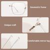 Anti Radiation Glasses Metal Eyeglass Eyeglasses For Woman Men Anti Blue Light Eyewear