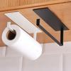 Kitchen Paper Towel Hanging Holder Bathroom Self Adhesive Wall Toilet Roll Paper Rack Lengthen Napkin Organizer Storage Racks