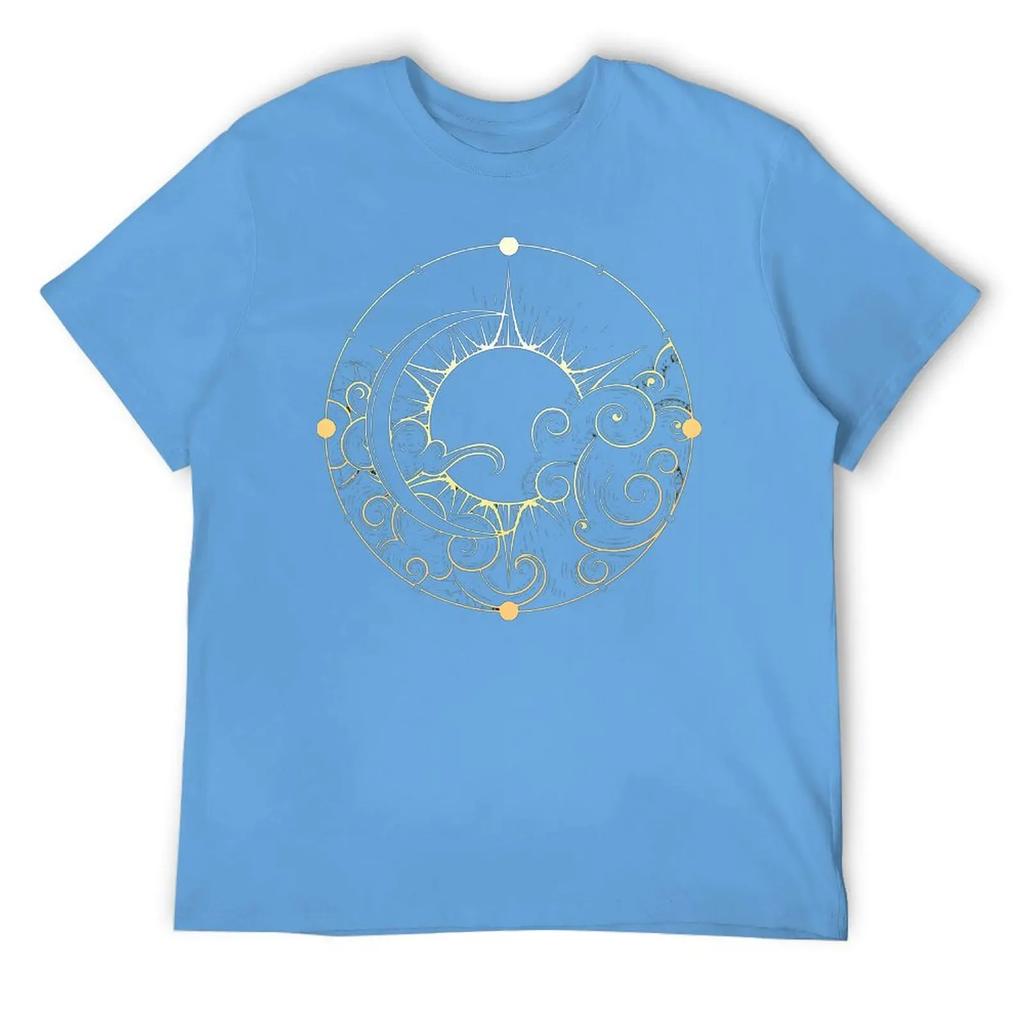 Fresh Sun And Moon For Sale T-shirt  Movement Tees Graphic Cool Humor Graphic Leisure Eur Size