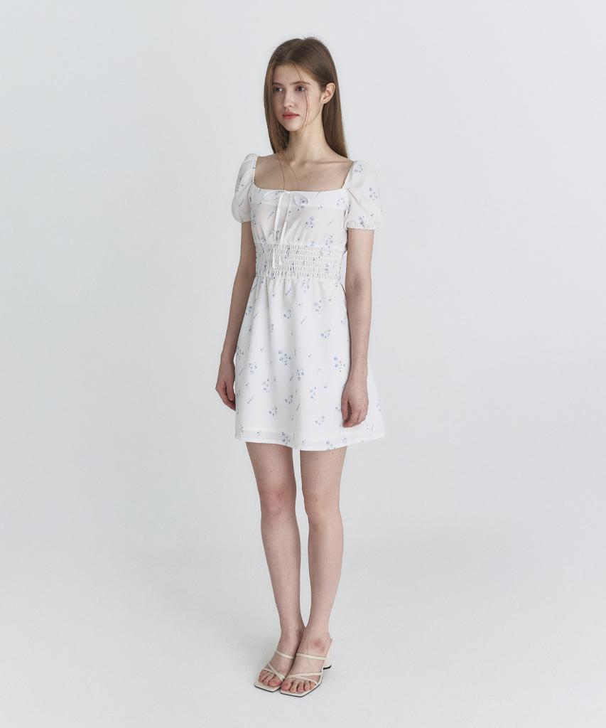 NOT YOUR ROSE Rosie Puff Dress (White)