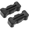 No.15726082 / Latch Bumpers for GMC Sonoma 1994-2004 for Chevy S10 1994-2004 / Rear Tailgate Bumper Latch/Durable Rubber / 1Pair Black