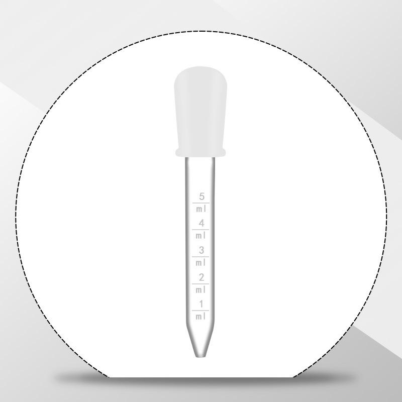 5ml Food Grade Silicone Dropper with Scale - Anti-Choking Baby Medicine & Water Feeder