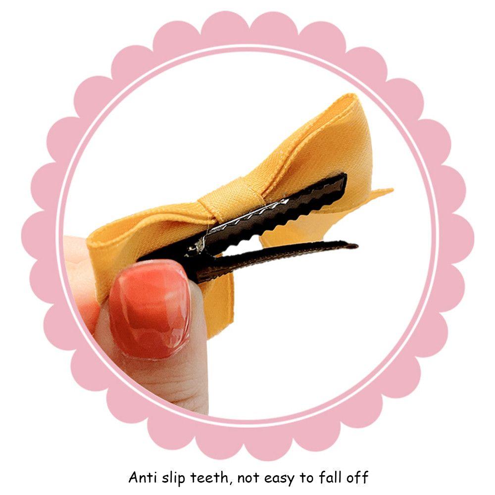 2Pcs Cute Little Girl Hair Accessories Bowknot Barrettes Kids Hair Clips Baby Hairpins Bow Headgear