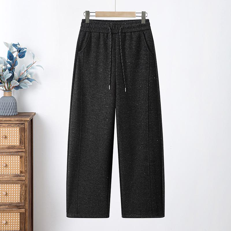 

Spring 2026 Women s Sequin Scimitar Straight-Leg Pants - Versatile for Middle-Aged Women and Mothers 4XL (recommended 67.5-72.5 kg)