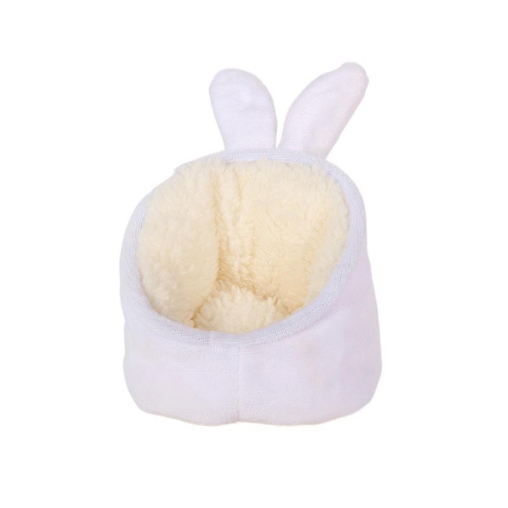 

Теплое хлопковое гнездо для морской свинки, плюшевый зимний домик для питомца для ежа, крысы, золотого хомячка белый