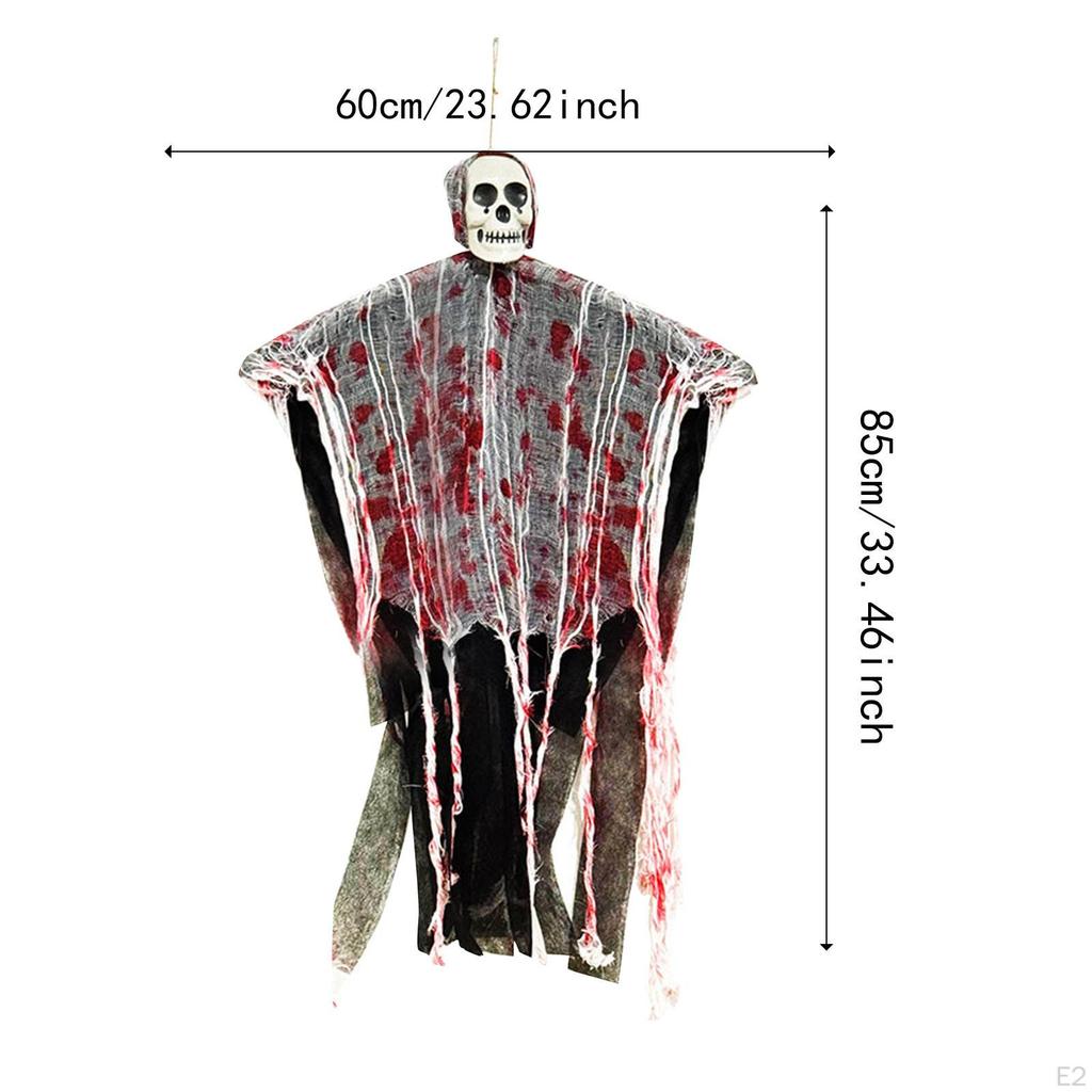 Hanging Halloween Skeleton Decoration Grim Reapers Multipurpose Realistic Sculpture Handcraft