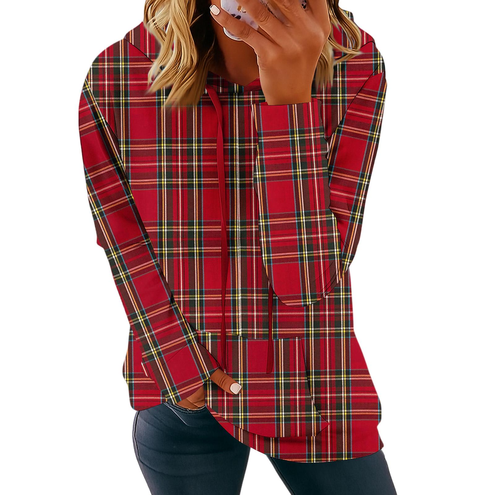 

Womens Pullover Hoodies Teen Girls Fashion Hooded Sweatshirt Womans Fall Tunic Top XL винный