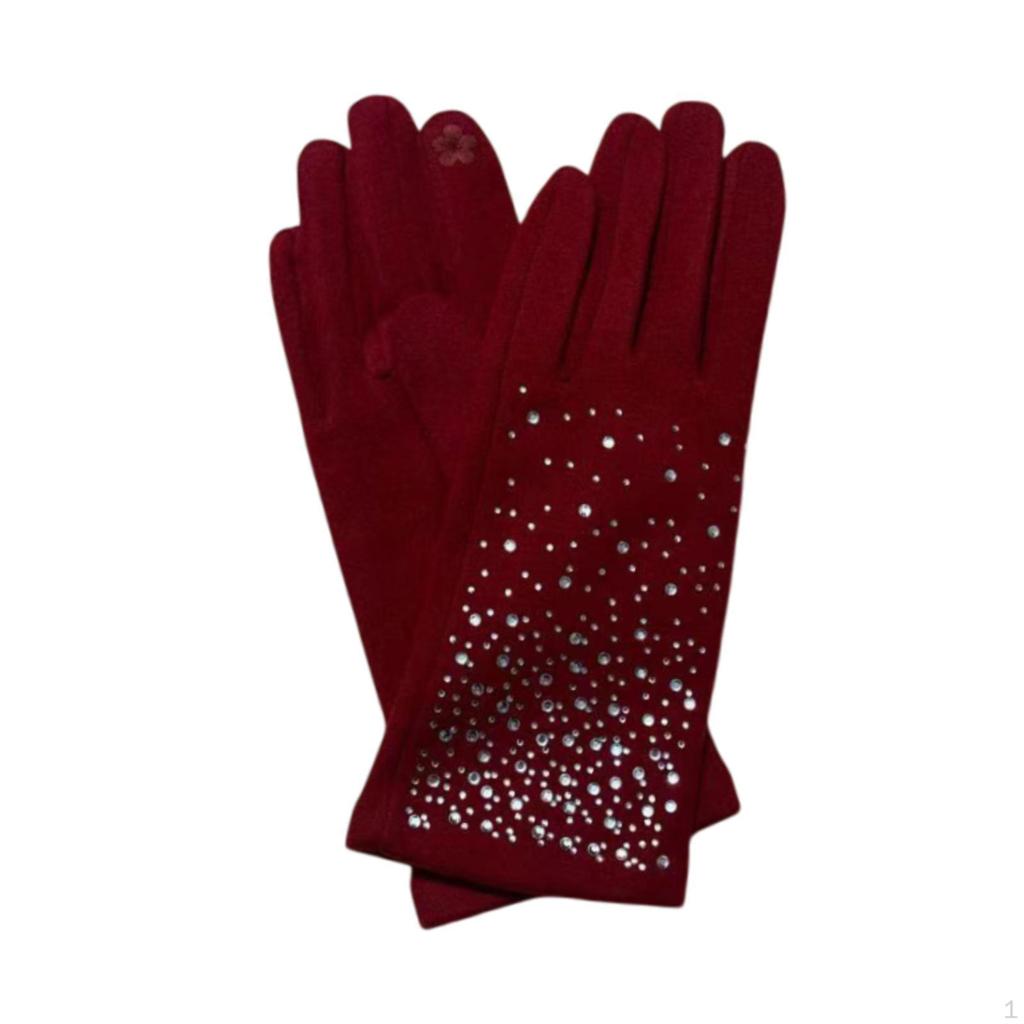 Winter Gloves Cold Weather Touch Screen Comfortable Women Lightweight Outdoor Cycling