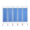 JooxiYao Iron and Fabric Mobile Folding Room Divider