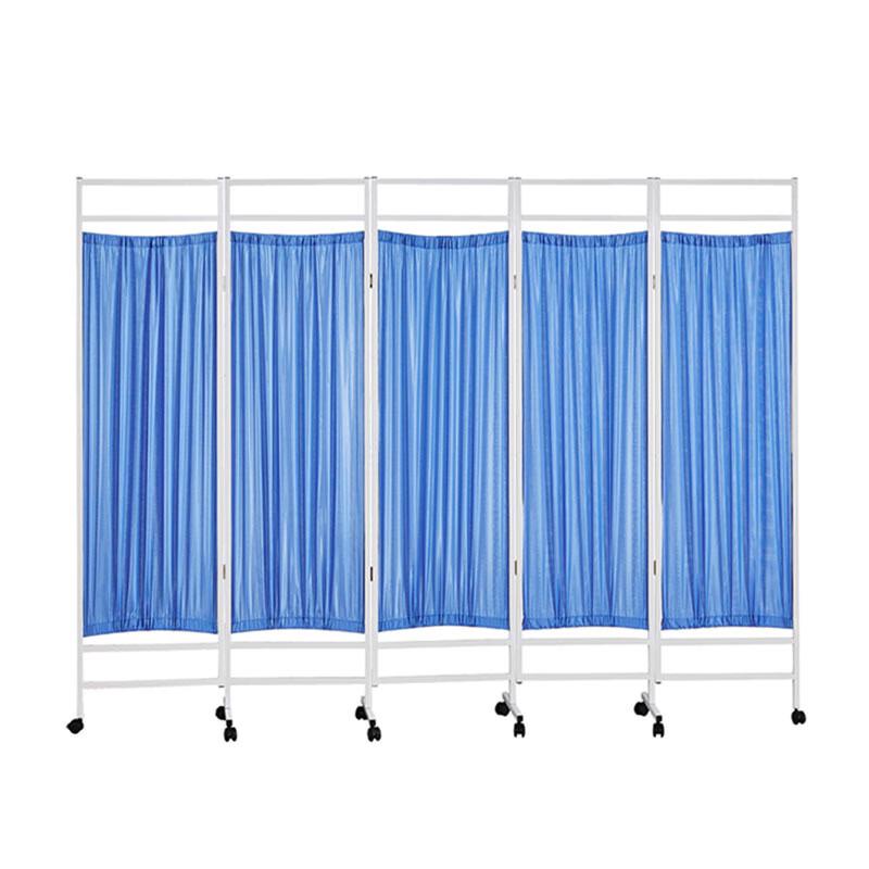 

JooxiYao Iron and Fabric Mobile Folding Room Divider L