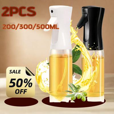 Kitchen Oil Spray Bottle Cooking Olive Oil Sprayer 200300500ML Pneumatic Spray Bottle Fitness Barbecue Spray Oil Dispenser