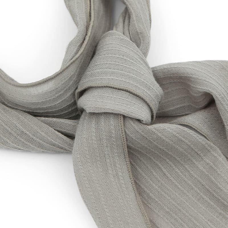 UNDERCONTROL STUDIO THIN SCARF / LAYER STRIPE / G GREY