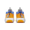 Nike Low top Children's Basketball Shoes White Orange Blue, Single Layer Sneakers FD4638-181