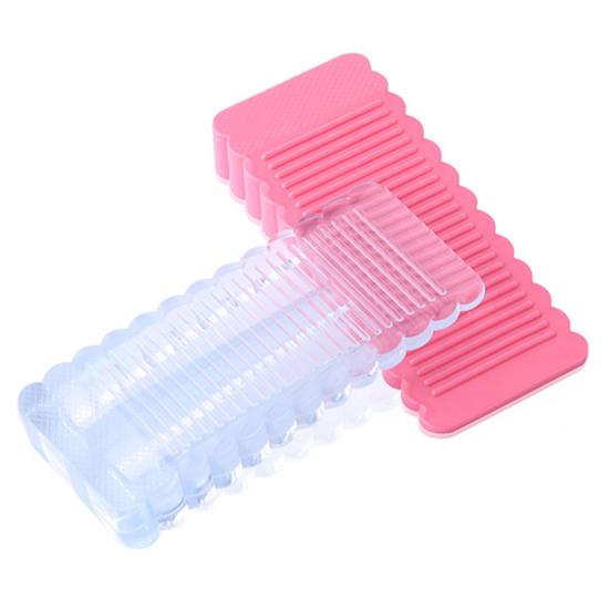 2Pcs Anti-collision Door Buffer Textured Design Surface Home Improvement Safety Household Door Stop Home