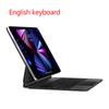Magic Keyboard For iPad Pro 12.9 2022 2021 2020 2018 3rd 4th 5th 6th Generation Case Keyboard Hebrew Portuguese German Russian
