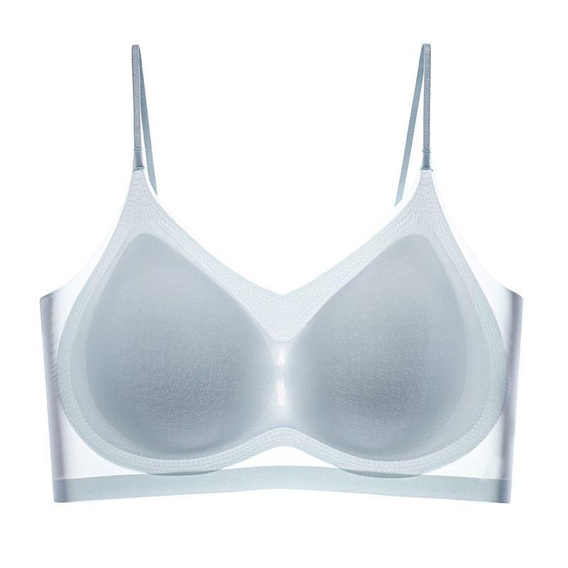 Women's Seamless Wireless Bralette: Summer Vest Style with Chest Pads for Small Busts
