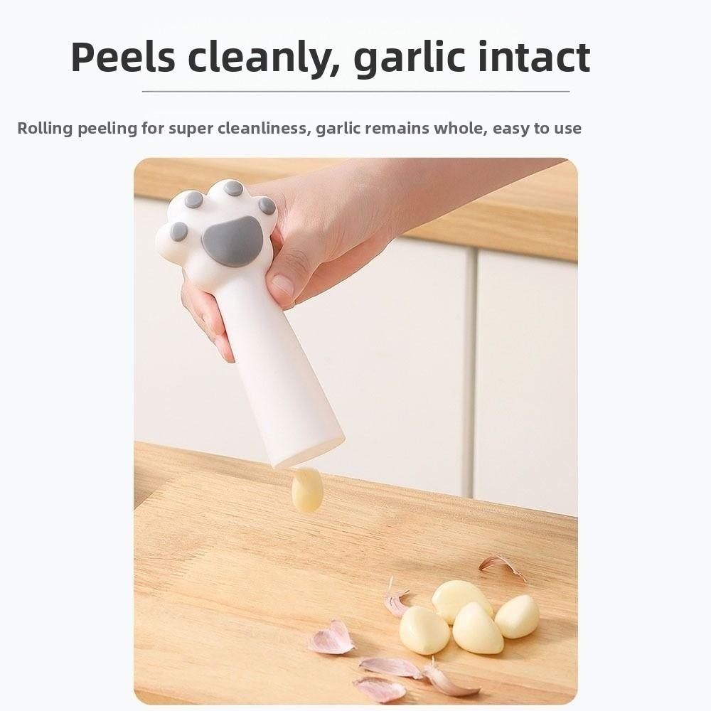Langlebiger Katzenkralle Knoblauchschäler Hand Schnell Knoblauchroller Silikon Schälschläuche Küchenhelfer