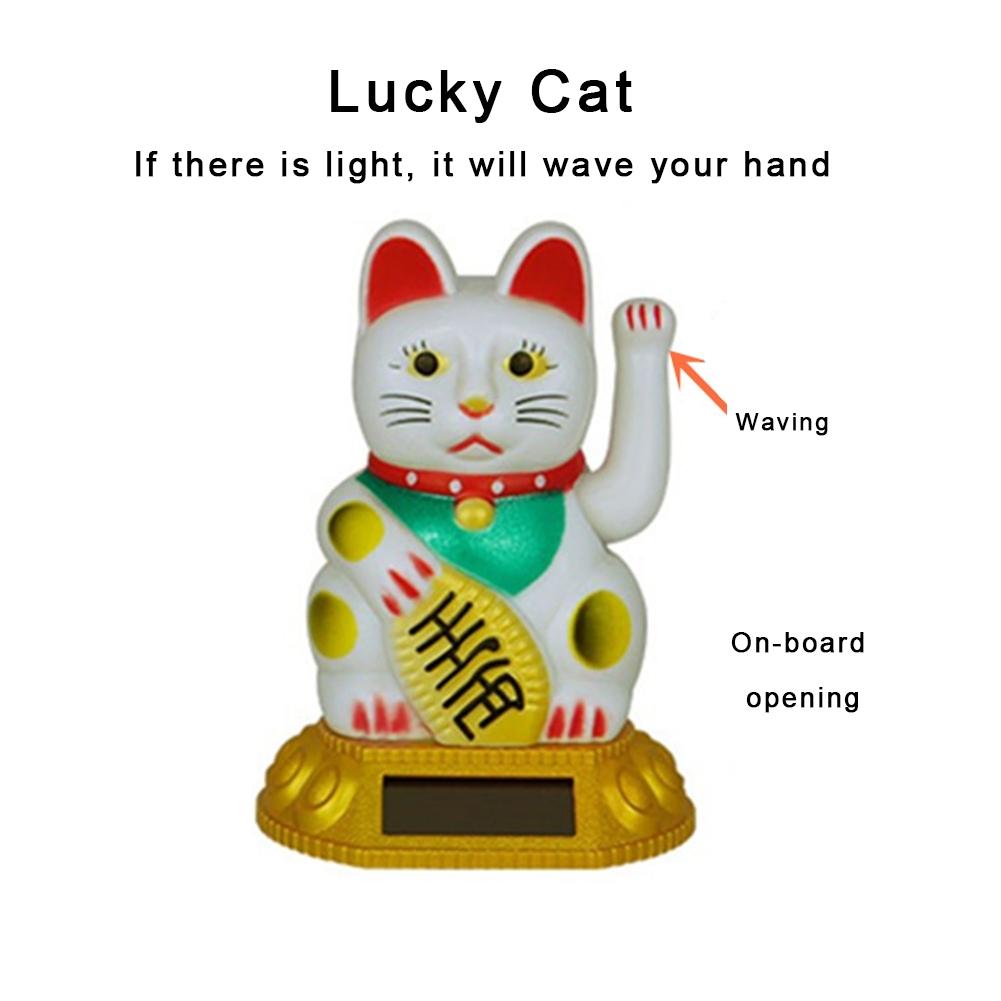 Lucky Cat Car Decoration Cute Cat Shape Home Decoration Home Ornament