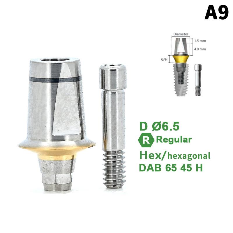 Dental Alloy Straight Composite Restorative Abutment Screw Accessories For Dentium Dental Supplies