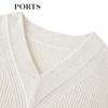 Ports Women's Half-High Collar Cashmere Blend Sweater