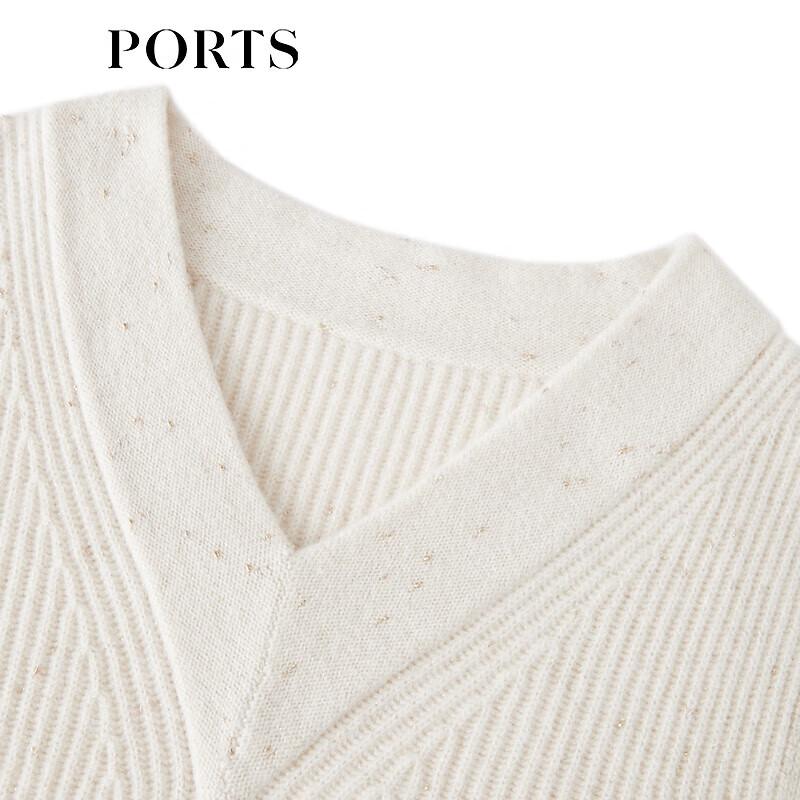 Ports Women's Half-High Collar Cashmere Blend Sweater