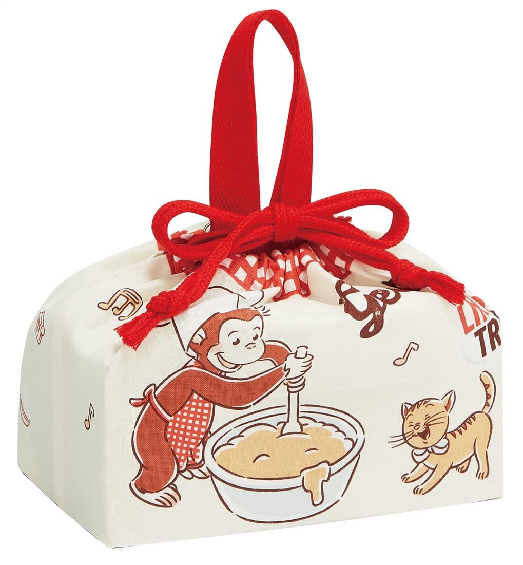 

Ланч-бокс Skater Сумка на шнурке Curious George 23 Сделано в Японии Детский KB7-A