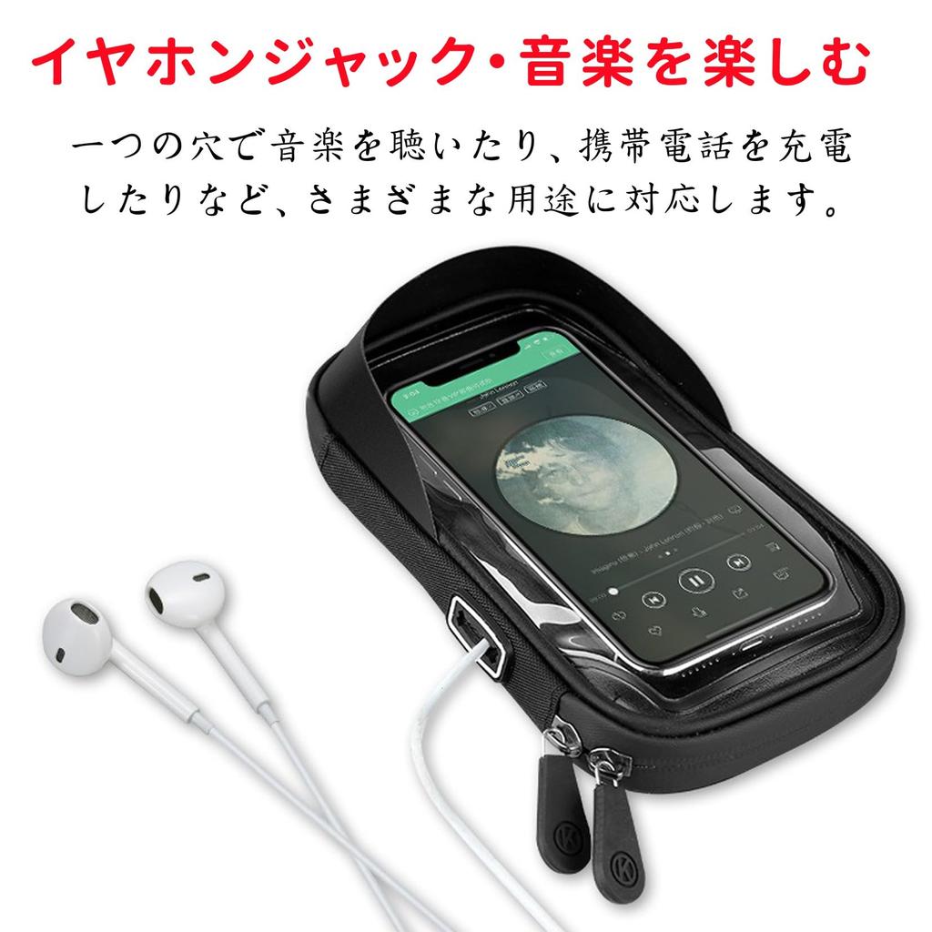 Alip Moped Smartphone Motorcycle Smartphone Bicycle Smartphone Holder with Helmet Waterproof and Bicycle Smartphone Stand with Multifunctional