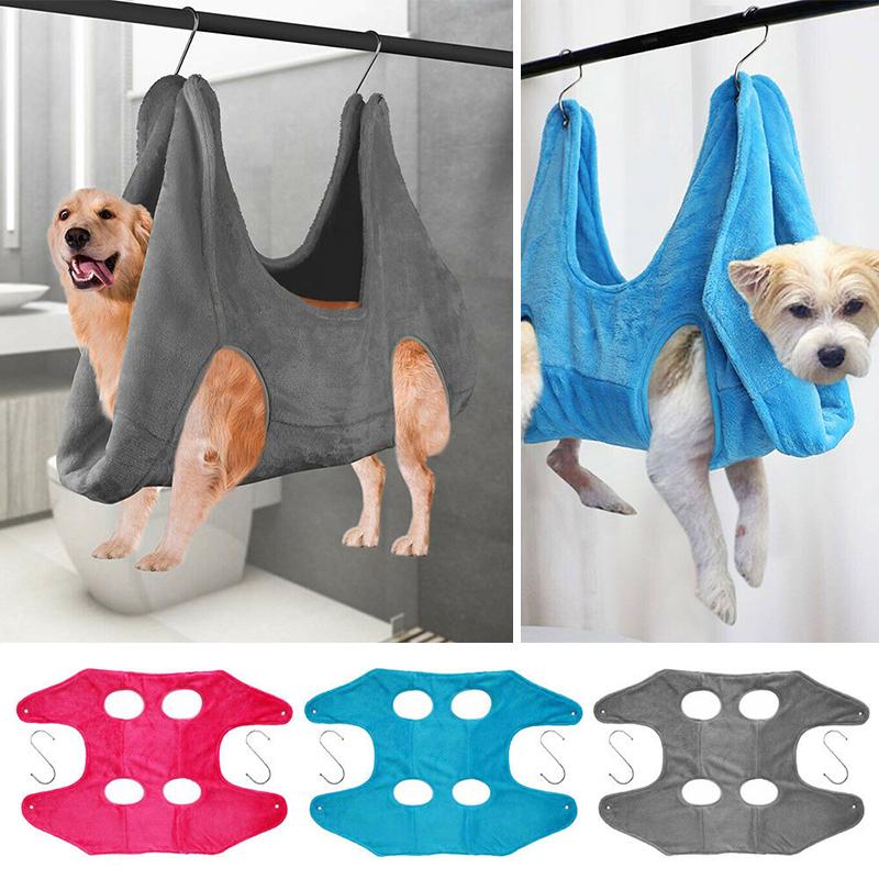 

aidier hammock helper pet dog cat grooming restrain bag для купания подравнивания ногтей