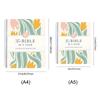 1/2PCS The Bible In A Year A 52-Week Study Notebook Multi-Purpose Womens Bible Study Plan Leak-Proof for Daily Bible Study Noteb