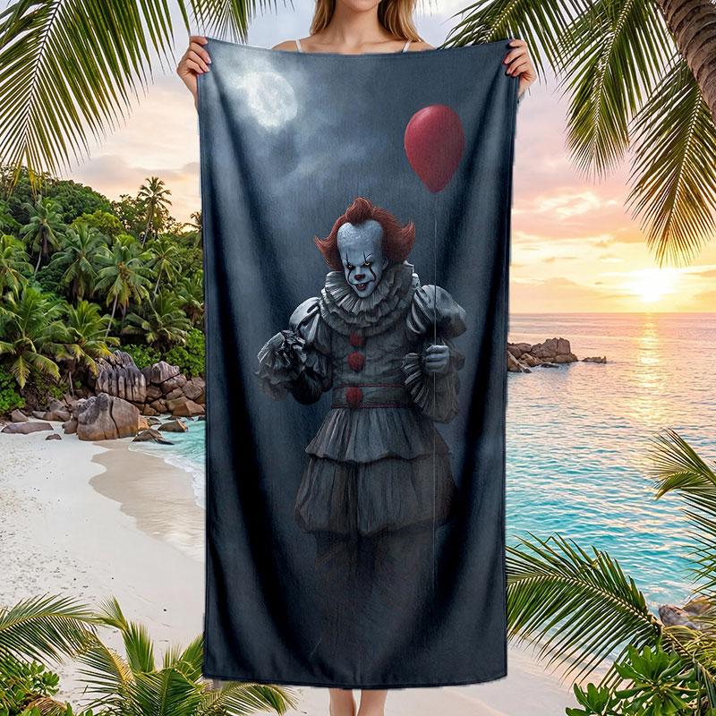 Large Beach Towel Quick Dry Absorbent Towel For Beach IndoorIT Pennywise