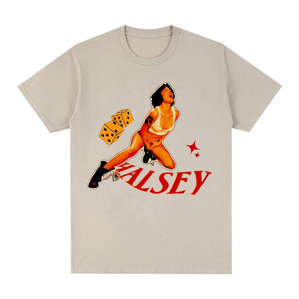 Halsey Safeword 2025 T-Shirt Women/Men Unisex Summer Fashion Clothing Casual Cotton Short Sleeve Tshirt Streetwear Y2K Trend Tee