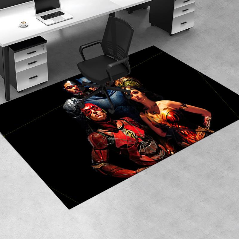 

Justice League Superhero Costumes: The Ultimate Heroic Ensemble! Office Mat Home Decor Office Desk Chair Rugs Chair Carpet for office Chair 60cm by 90cm