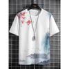 Fashion Splash Ink Graphic Printed T-shirt Clothing Large Size Short Sleeve T-shirts Top 2026 New Daily Casual Men's T Shirt