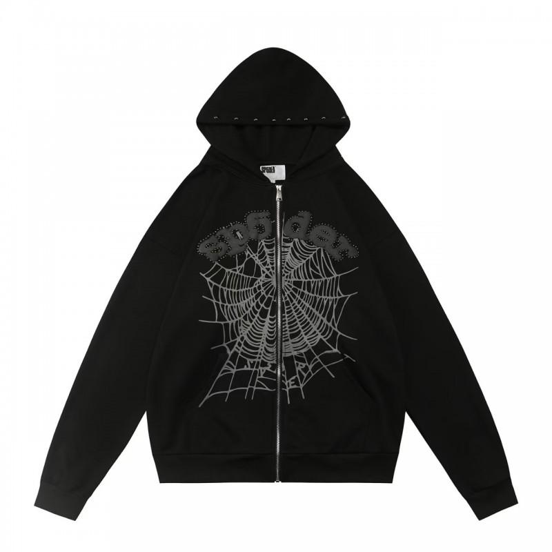Premium Heavyweight Hooded Sweatshirt With Rhinestone Letter Print Unisex Streetwear Pullover Fall