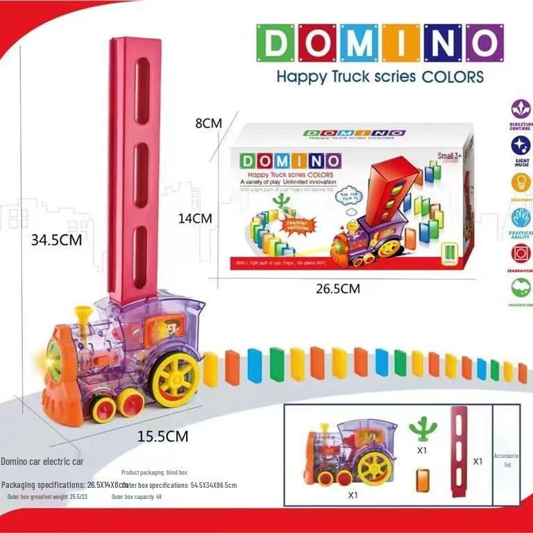 Domino Electric Train Building Blocks - Fun Educational Toy for Kids