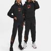 Nike Hoodie Cr7 Letter Number Logo Casual Long Sleeve Kids Hoodies Black FJ6173-010