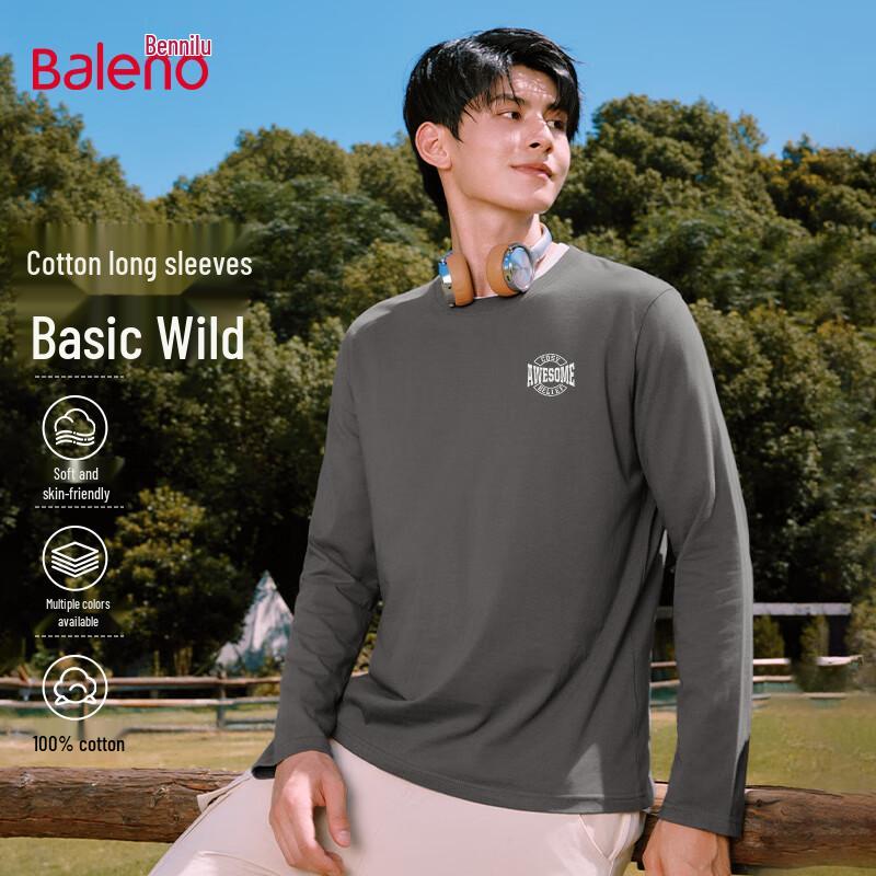 

Baleno Men s JPB Print Loose Fit Long Sleeve T-Shirt M