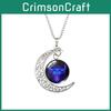 Stunning Zodiac Moonlight Gemstone Necklace In Geometric Design For Fashion Lovers