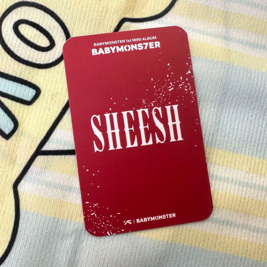 [USED] Babymonster Asa SHEESH Babymon pre-recorded trading card