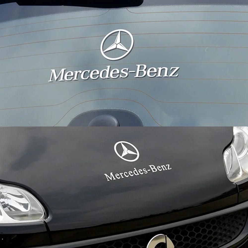 Adesivo per Auto 1pz Adesivo per Carrozzeria Auto Decalcomanie per Parabrezza Per Emblema Per Mercedes Benz AMG A B C E G M S GL SL GLC CLE GLC GLA GLK W205